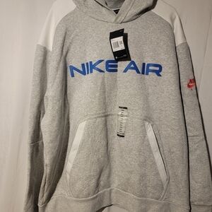 Nike Sportswear Nike Air Flair Hoodie Pullover Gray Men's Size 2XL DA0212 052
